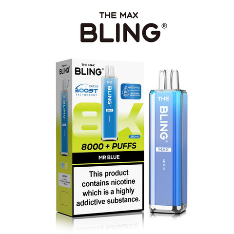 The Crystal Bling Max 8000 Prefilled Vape Pod Kit Box of 5 - Vapeshopdistro