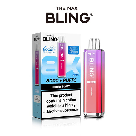 The Crystal Bling Max 8000 Prefilled Vape Pod Kit Box of 5 - Vapeshopdistro