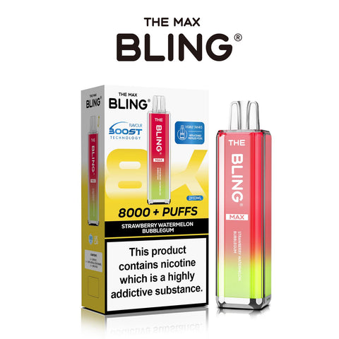 The Crystal Bling Max 8000 Prefilled Vape Pod Kit Box of 5 - Vapeshopdistro