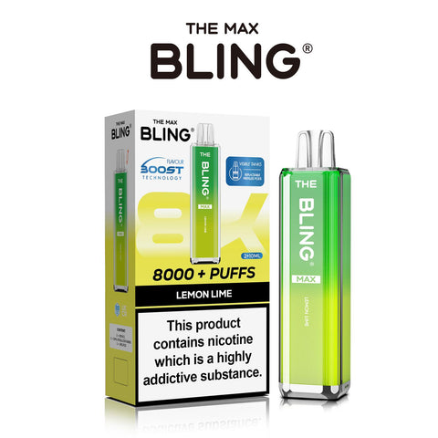 The Crystal Bling Max 8000 Prefilled Vape Pod Kit Box of 5 - Vapeshopdistro