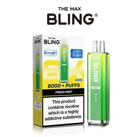 The Crystal Bling Max 8000 Prefilled Vape Pod Kit Box of 5 - Vapeshopdistro