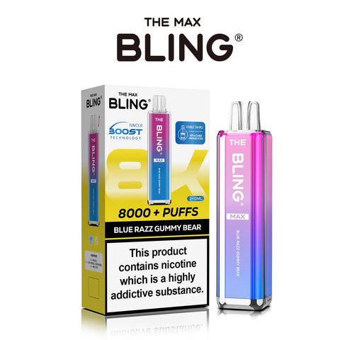 The Crystal Bling Max 8000 Prefilled Vape Pod Kit Box of 5 - Vapeshopdistro