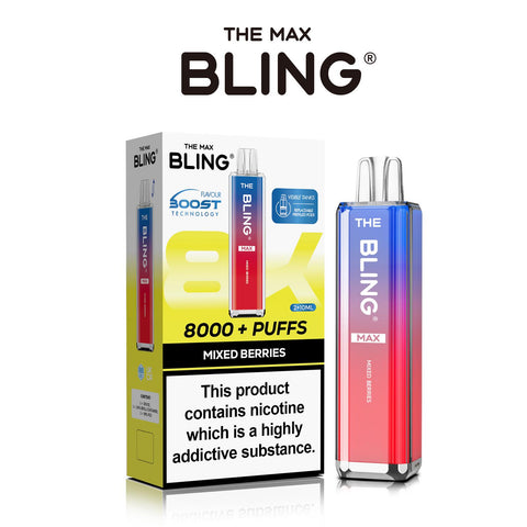 The Crystal Bling Max 8000 Prefilled Vape Pod Kit Box of 5 - Vapeshopdistro