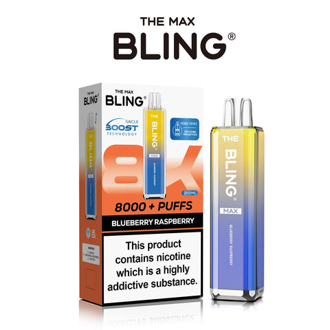 The Crystal Bling Max 8000 Prefilled Vape Pod Kit Box of 5 - Vapeshopdistro