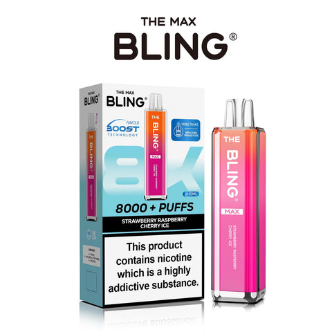 The Crystal Bling Max 8000 Prefilled Vape Pod Kit Box of 5 - Vapeshopdistro
