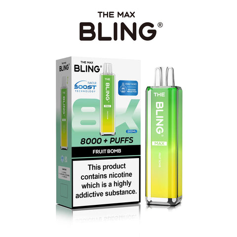The Crystal Bling Max 8000 Prefilled Vape Pod Kit Box of 5 - Vapeshopdistro