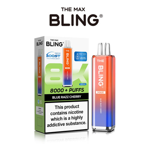 The Crystal Bling Max 8000 Prefilled Vape Pod Kit Box of 5 - Vapeshopdistro
