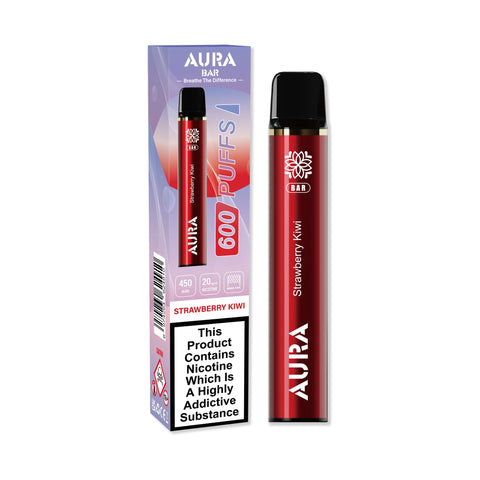 Aura Bar 600 Puffs Disposbale Vape Pod Box of 10 - Vapeshopdistro