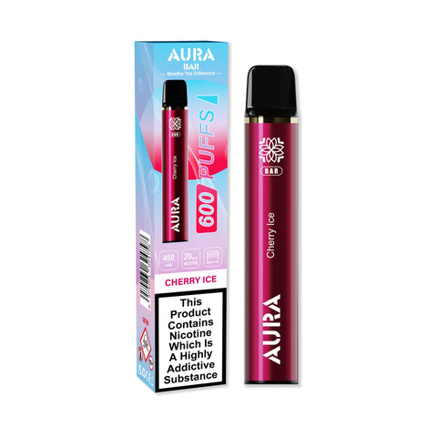 Aura Bar 600 Puffs Disposbale Vape Pod Box of 10 - Vapeshopdistro