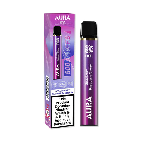 Aura Bar 600 Puffs Disposbale Vape Pod Box of 10 - Vapeshopdistro