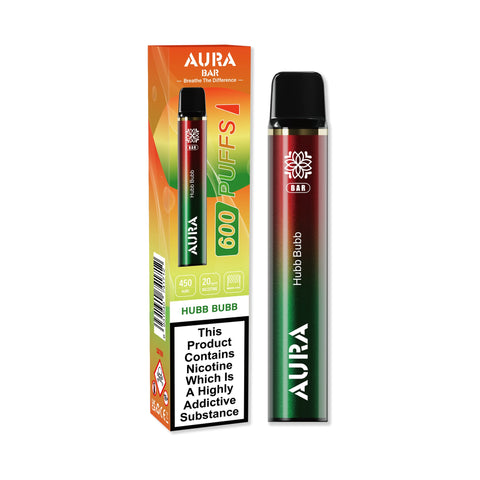 Aura Bar 600 Puffs Disposbale Vape Pod Box of 10 - Vapeshopdistro