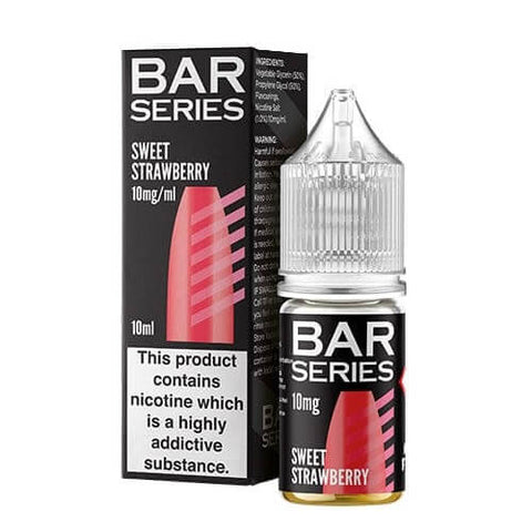 Bar Series Nic Salt 10ml E-Liquid - Pack of 10-Sweet Strawberry-vapeukwholesale