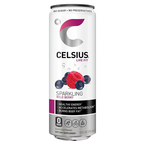 Celsius Drink Wild Berry Sparking 12 x 335ml