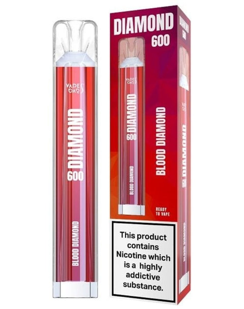 Diamond 600 Disposable Vape Pod Box of 10-Blood Diamond-vapeukwholesale