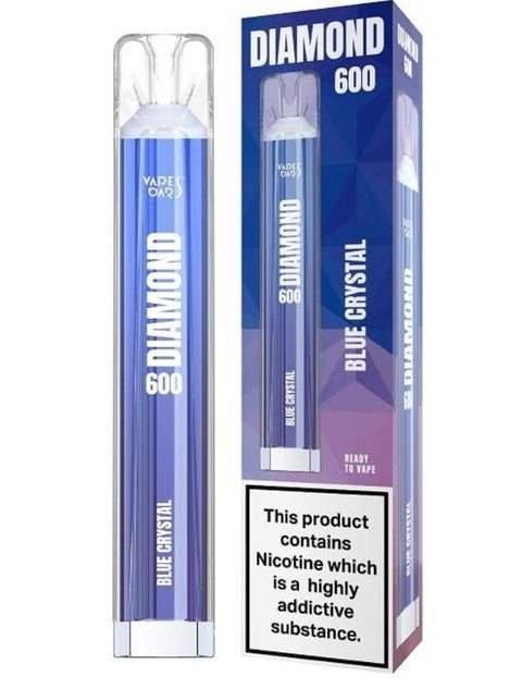 Diamond 600 Disposable Vape Pod Box of 10-Blue Crystal-vapeukwholesale