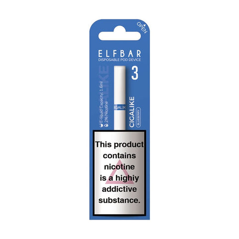 Elf Bar Cigalike Disposable Vape Pod Box of 10-Blueberry (Box Of 10)-vapeukwholesale