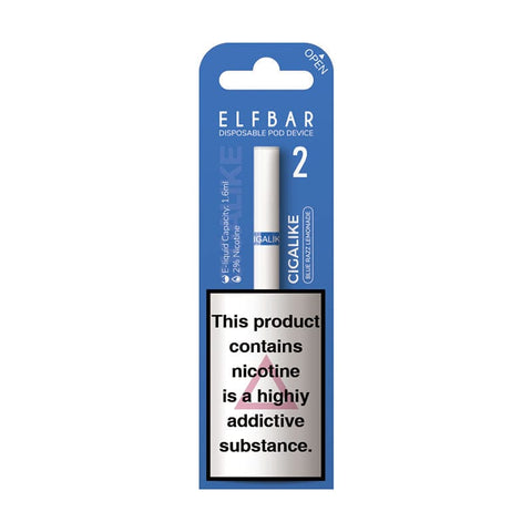 Elf Bar Cigalike Disposable Vape Pod Box of 10-Blue Razz Lemonade (Box Of 10)-vapeukwholesale