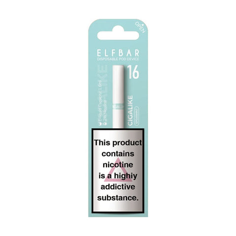 Elf Bar Cigalike Disposable Vape Pod Box of 10-Spearmint (Box Of 10)-vapeukwholesale