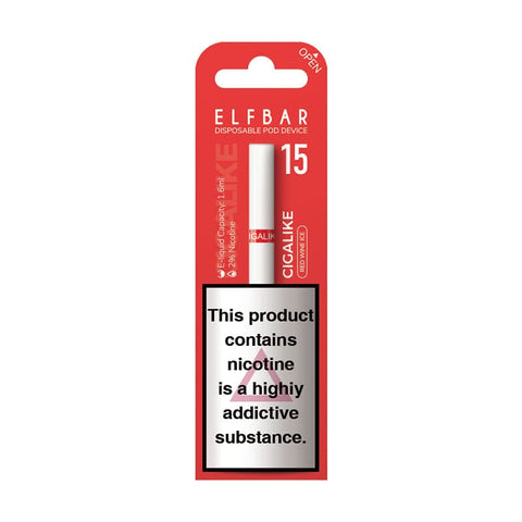 Elf Bar Cigalike Disposable Vape Pod Box of 10-Red Wine Ice (Box Of 10)-vapeukwholesale