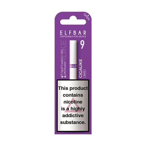 Elf Bar Cigalike Disposable Vape Pod Box of 10-Grape (Box Of 10)-vapeukwholesale