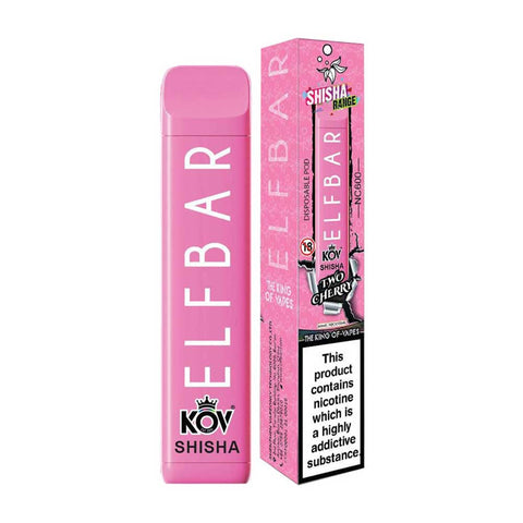 Elf Bar Kov Shisha Disposable Vape Pen - 20mg-Two Cherry-vapeukwholesale