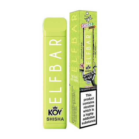 Elf Bar Kov Shisha Disposable Vape Pen - 20mg-Apple Berry-vapeukwholesale