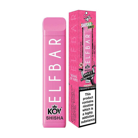 Elf Bar Kov Shisha Disposable Vape Pen - 20mg-Sweet Strawberry-vapeukwholesale