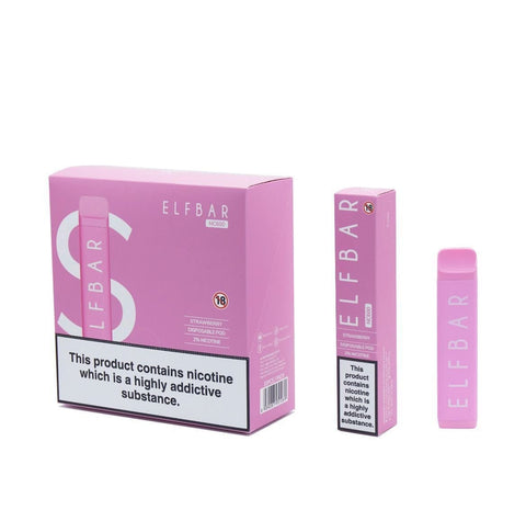 ELF Bar NC600 Disposable Vape Pod Box of 10-Raspberry Energy-vapeukwholesale