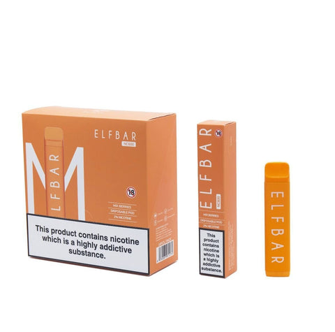 ELF Bar NC600 Disposable Vape Pod Box of 10-Strawberry Energy-vapeukwholesale