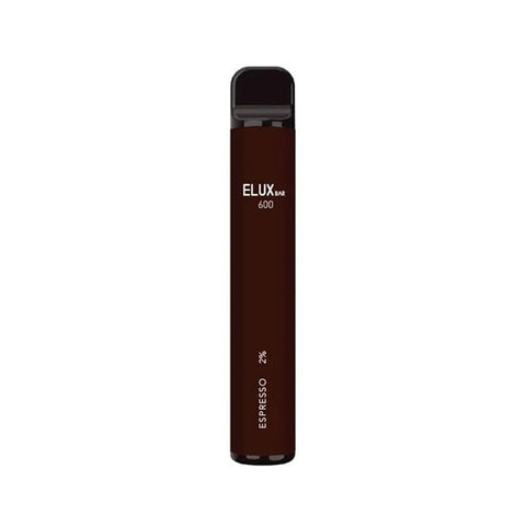 Elux Bar 600 Disposable Vape Pod Box of 10-Espresso-vapeukwholesale