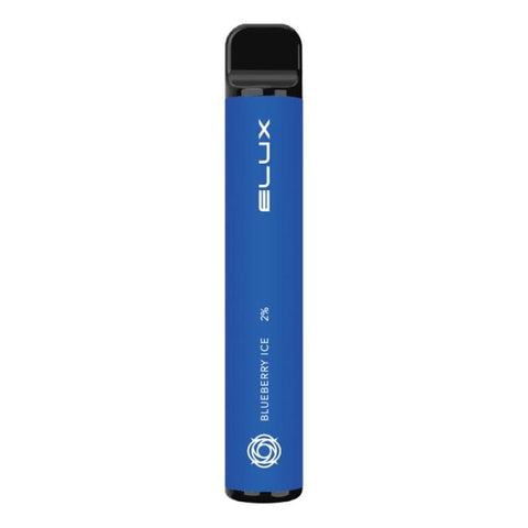 Elux Bar 600 Disposable Vape Pod Box of 10-Blueberry Ice-vapeukwholesale