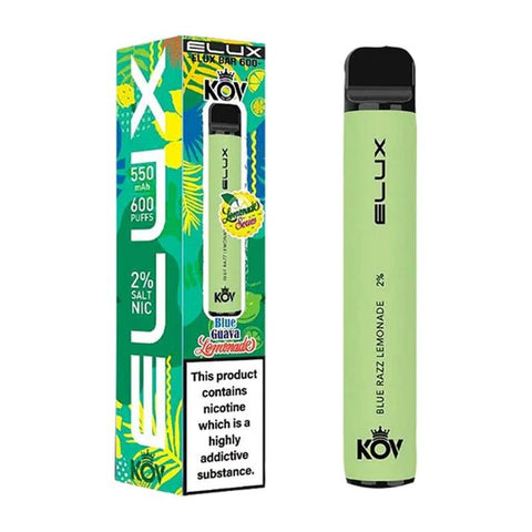 ELUX KOV Lemonade Series Bar 600 Puffs | 10 Pack | vapeukwholesale-Blue Razz Lemonade-vapeukwholesale