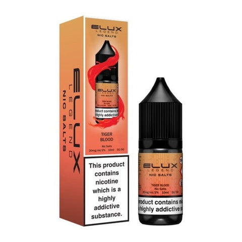 Elux Legend Nic Salts - 10ml E-liquids - Box of 10-10mg-vapeukwholesale