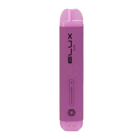 Elux Slim 599 Disposable Vape Pod Box of 10-Wonder Berry-vapeukwholesale