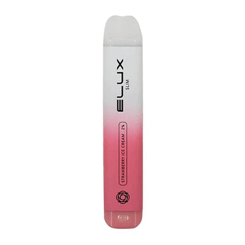 Elux Slim 599 Disposable Vape Pod Box of 10-Strawberry Ice Cream-vapeukwholesale