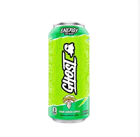 Ghost Energy Sour Green Apple 12 x 473ml