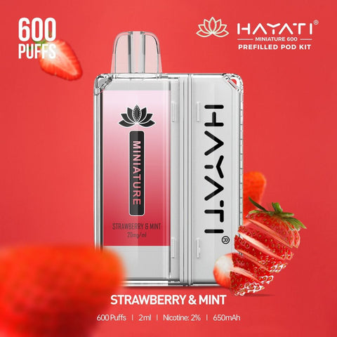 Hayati Miniature 600 Prefilled Pod Kit - Vapeshopdistro