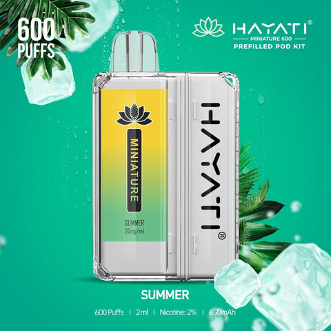 Hayati Miniature 600 Prefilled Pod Kit - Vapeshopdistro