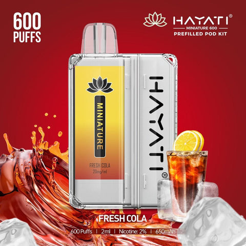 Hayati Miniature 600 Prefilled Pod Kit - Vapeshopdistro