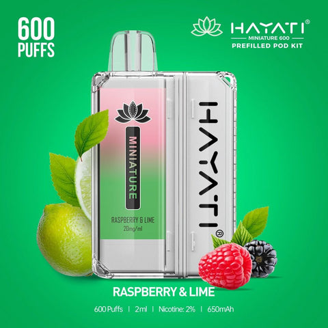 Hayati Miniature 600 Prefilled Pod Kit - Vapeshopdistro