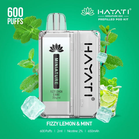 Hayati Miniature 600 Prefilled Pod Kit - Vapeshopdistro