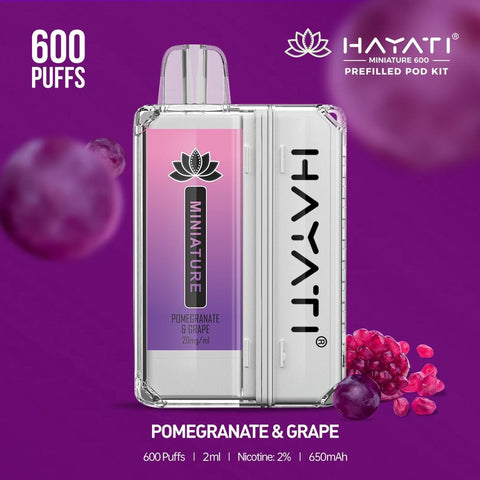 Hayati Miniature 600 Prefilled Pod Kit - Vapeshopdistro