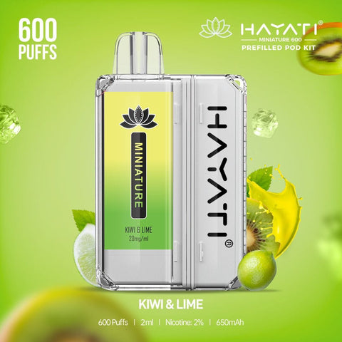 Hayati Miniature 600 Prefilled Pod Kit - Vapeshopdistro