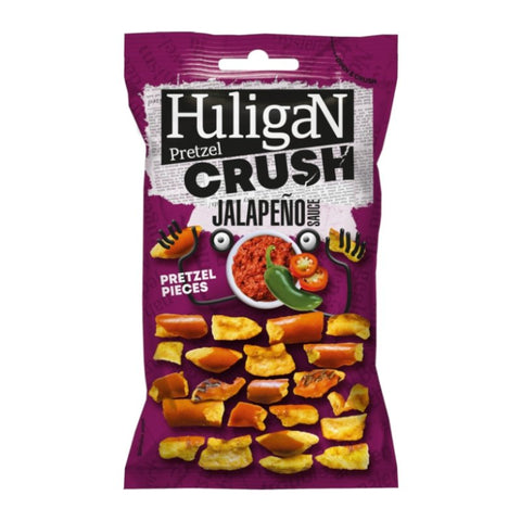 HuligaN Pretzel Pieces Jalapeno Flavour - 65g