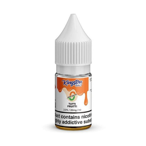 Kingston Salt Bar Salt 10ml E-Liquid Nic Salt Box of 10-Tutti Frutti-vapeukwholesale