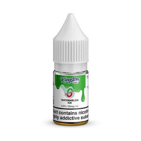 Kingston Salt Bar Salt 10ml E-Liquid Nic Salt Box of 10-Watermelon Ice-vapeukwholesale