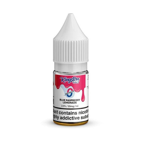 Kingston Salt Bar Salt 10ml E-Liquid Nic Salt Box of 10-Blue Raspberry Lemonade-vapeukwholesale