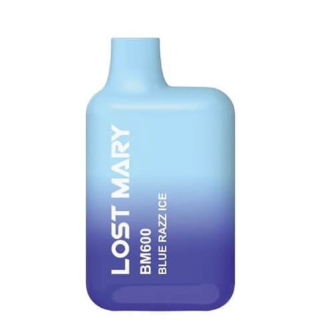 Lost Mary BM600 Disposable Pod 20mg (Box of 10)-Blue Razz Ice (Box Of 10)-vapeukwholesale