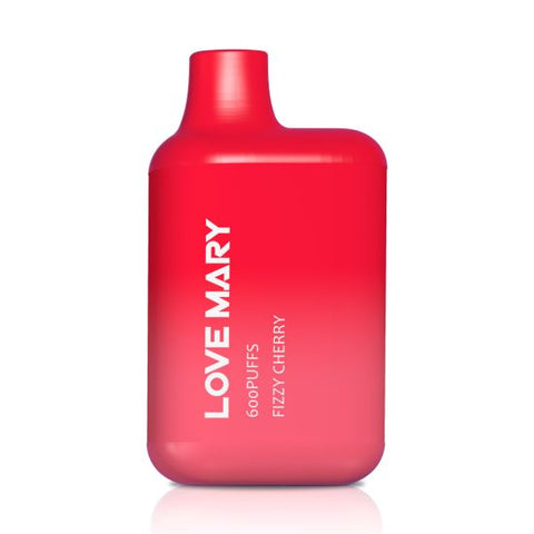 Love Mary 600 Disposable Vape Pod Box of 10-Fizzy Cherry-vapeukwholesale