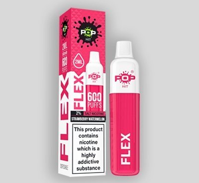 Pop Hit Flex 600 Disposable Vape Pod Pen Box of 10 - Vapeshopdistro